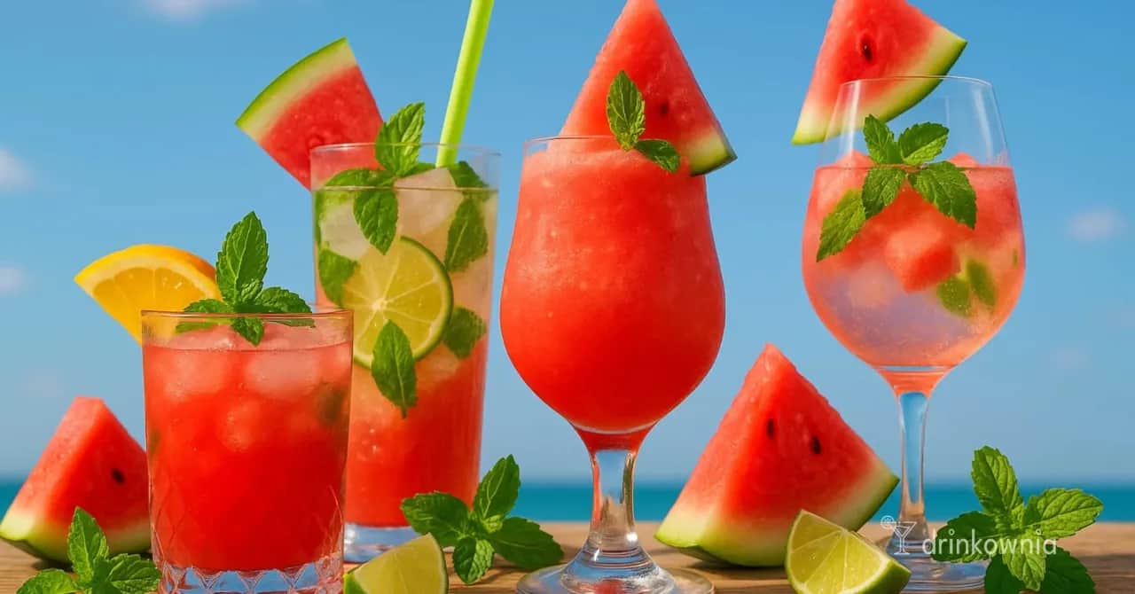 Orzeźwiające drinki z arbuzem: Proste przepisy na lato (alko i bez)