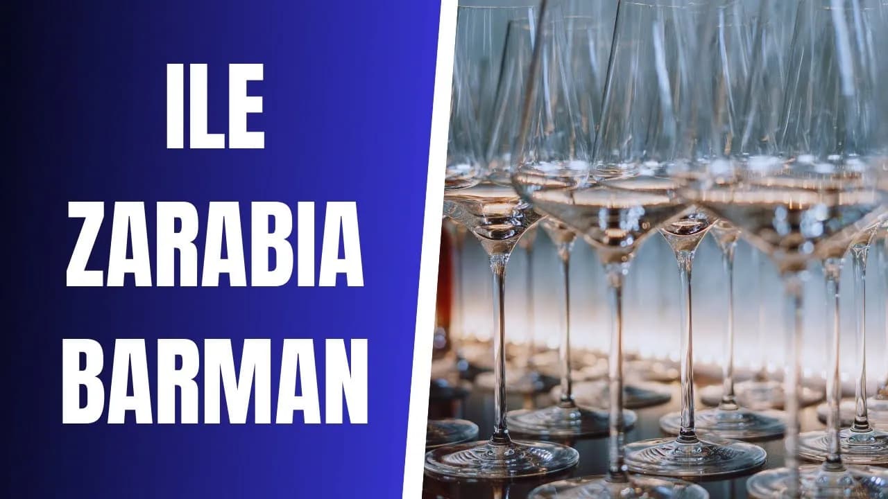 Ile zarabia barman w Irlandii? Realne stawki i koszty życia